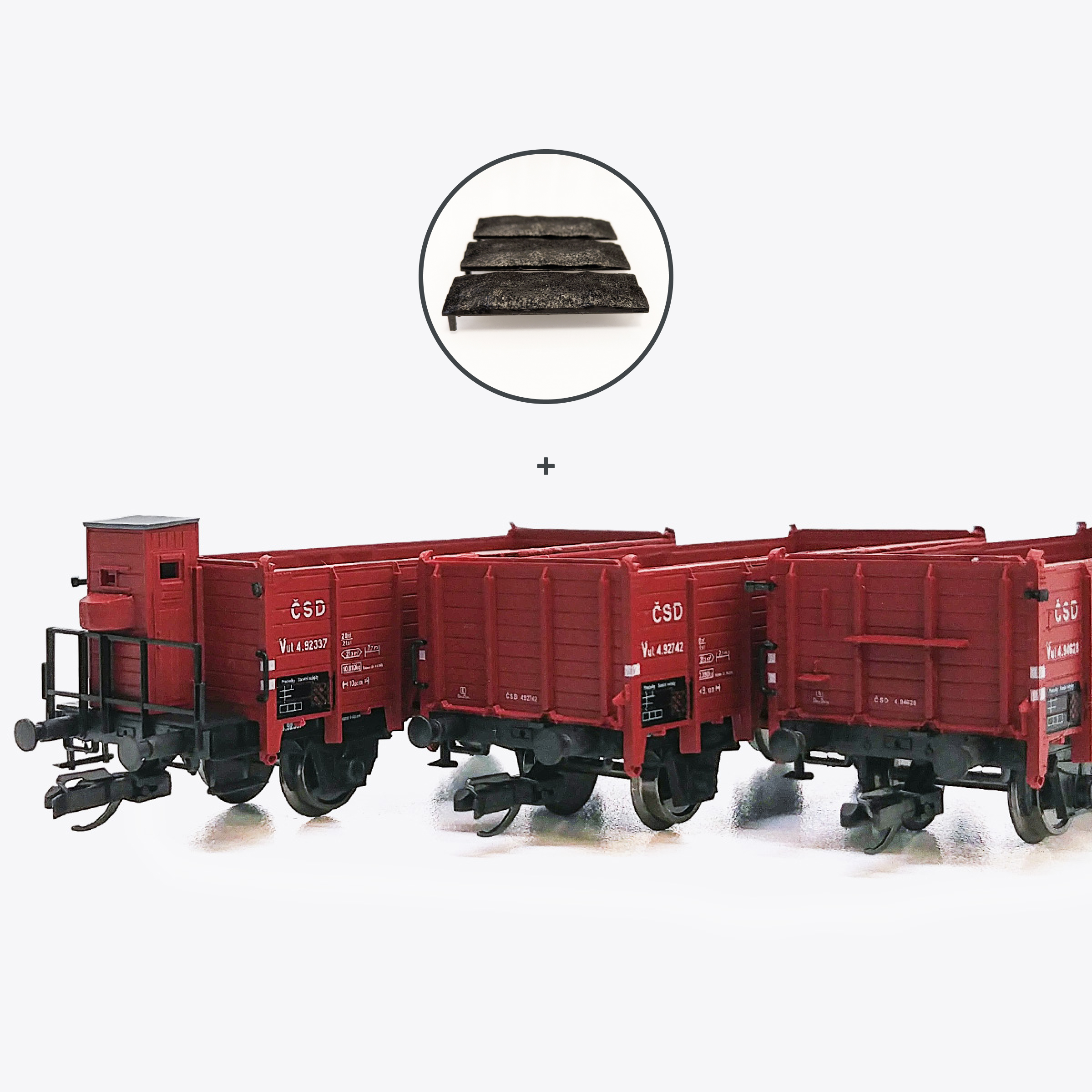 Set troch uhlákov Vut – S uhlím